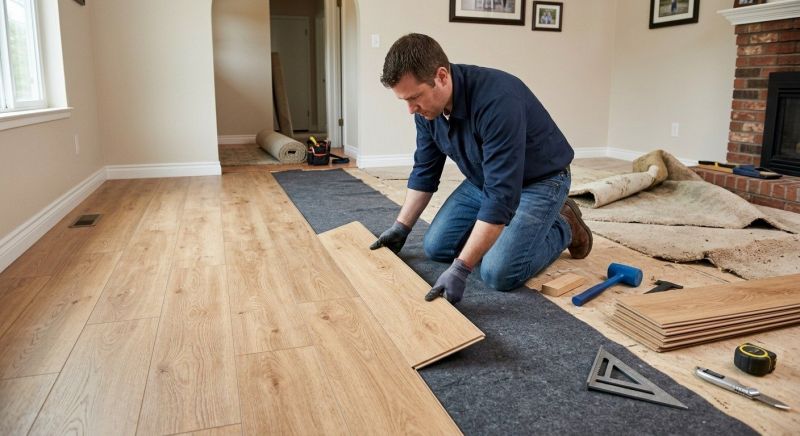 Laminate Floor Remodeling in Windsor, CO