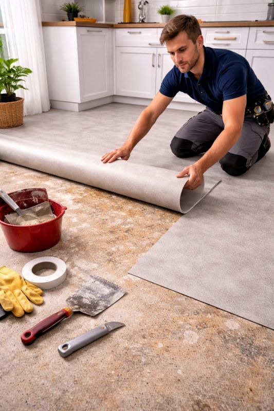 Linoleum Floor Installation in Milliken, CO