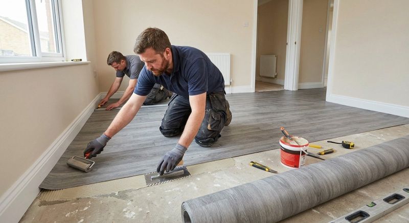 Sheet Flooring Installation in Evans, CO