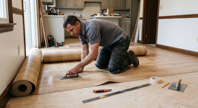 Sheet Flooring Installation in Wellington, CO