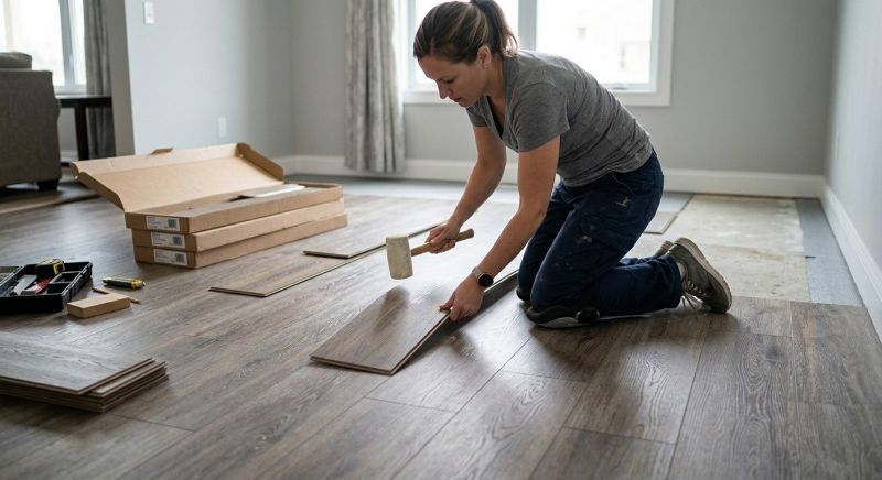 Vinyl Plank Floor Installation in Windsor, CO