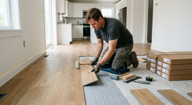 Vinyl Plank Floor Installation in Windsor, CO